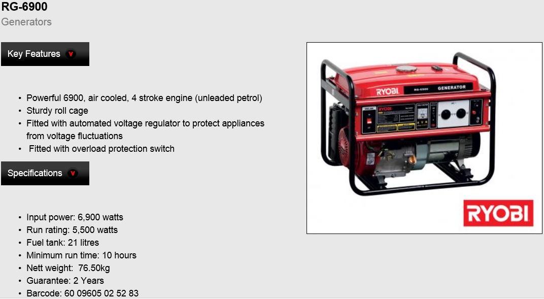 to the Pretoria Tools Centre Website