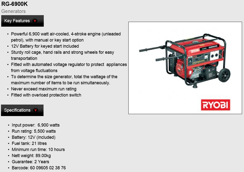 to the Pretoria Tools Centre Website